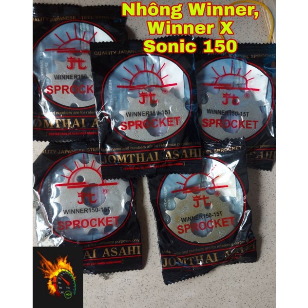 Nhông trước Winner, Winner X, Sonic 150, Mặt trời thái lan