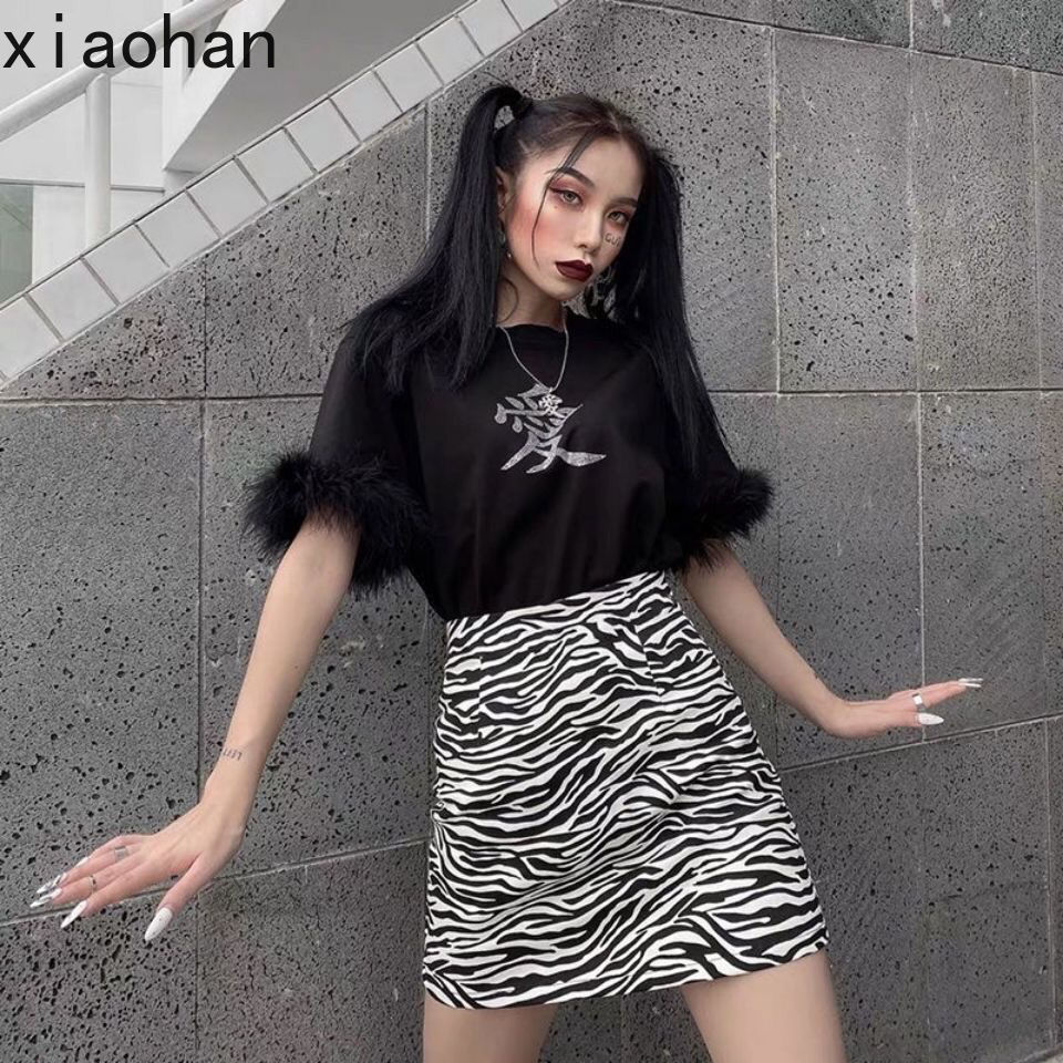Chân Váy Chữ A Lưng Cao Họa Tiết Ngựa Vằn Thời Trang Hè 2021 Cho Nữ | BigBuy360 - bigbuy360.vn