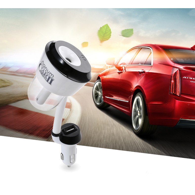 [Top sale] - Máy xông tinh dầu CAO CẤP Phun sương tạo độ ẩm cho xe hơi Nanum Car II