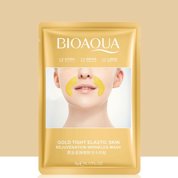Mặt nạ CHUẨN SPA dưỡng da BIOAQUA VÙNG CHỮ T, VÙNG KHÓE CƯỜI giảm nếp nhăn chống lão hóa nội địa Trung