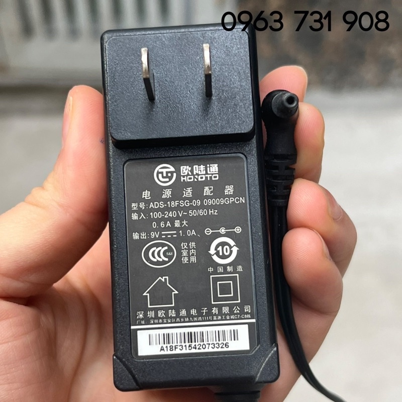 Adapter sạc cho máy Pos S90 9V 1A hàng cao cấp