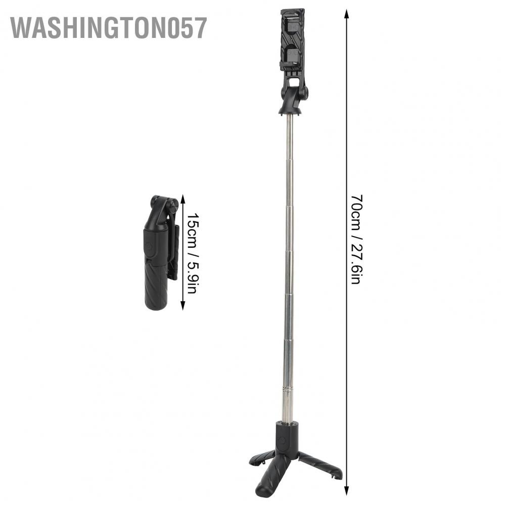 Có thể bán buôn Selfie Tripod Stand Multi Angle Shooting 360° Rotation 70cm Telescopic Pole Stick with Remote for Travel Washington057 Hàng giao ngay