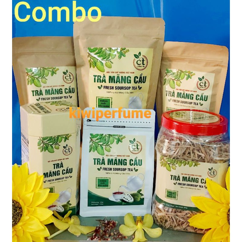 Trà Mãng Cầu Xiêm Cường Tím Gói 100gr