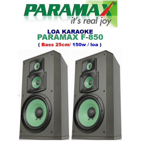 LOA ĐỨNG PARAMAX F 850 GIÁ TỐT.