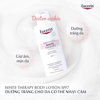 Sữa dưỡng thể trắng da Eucerin white therapy body lotion spf7