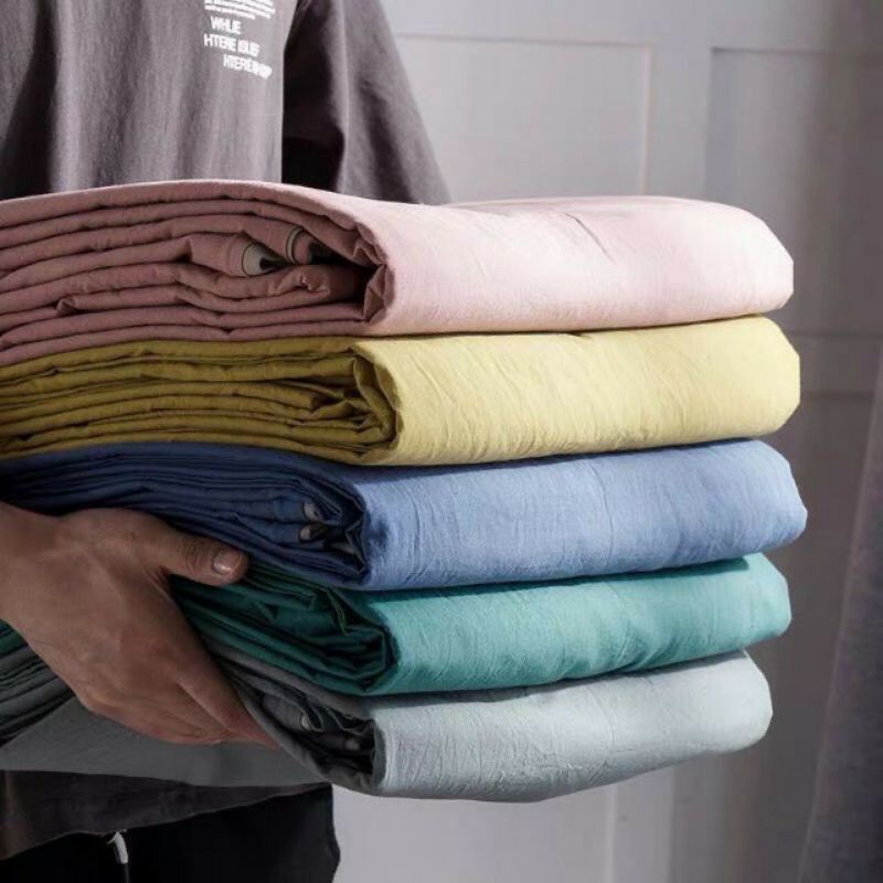 Vỏ gối ôm cotton tici đi cùng mầu bộ chăn ga nhiều mầu sắc