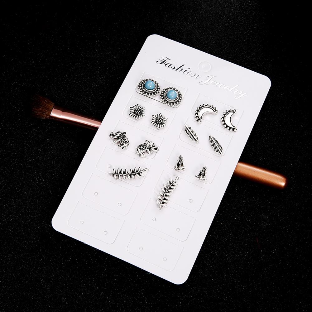 ♔Set 7 Đôi Khuyên Tai Phong Cách Boho Thời Trang Cho Nữ