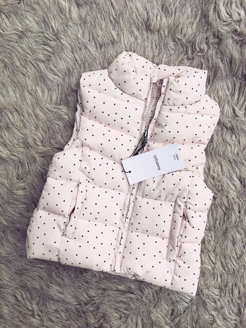 Áo gile phao bé gái