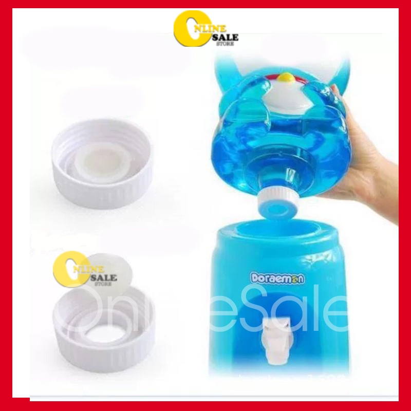 Cây Nước Mini để bàn 2000ml  Đồ Chơi Bình Lọc Nước Uống Nước Thật Cho Bé và người lớn hoạt hình kitty và doremon