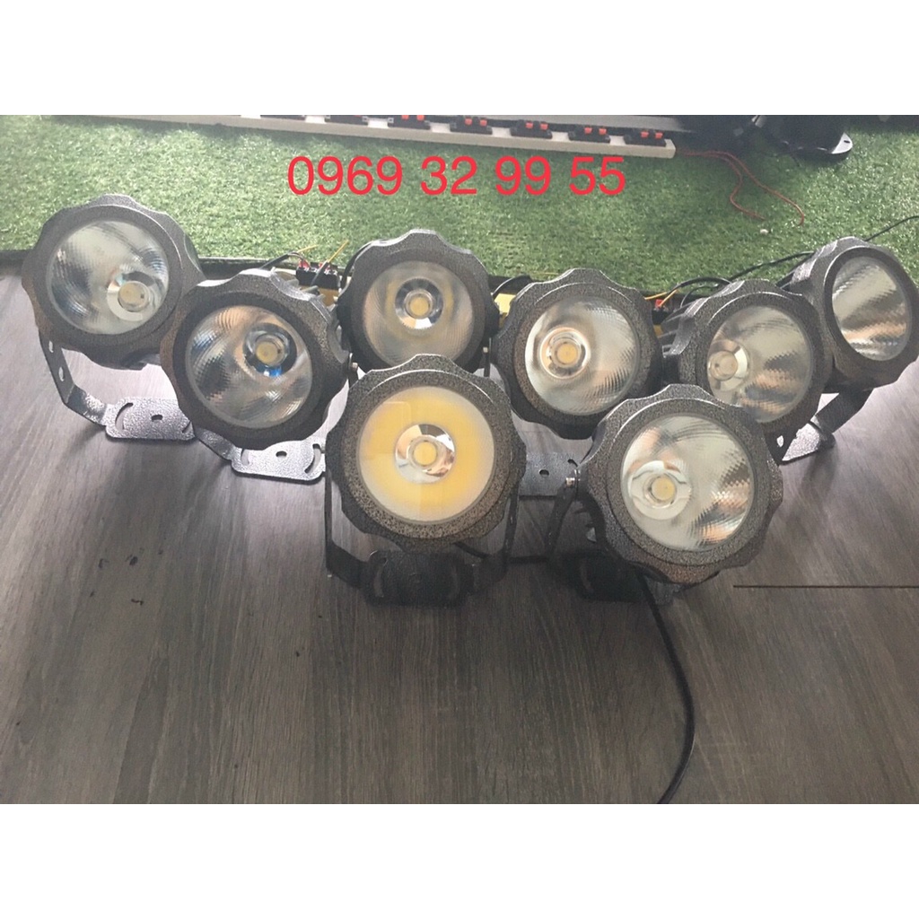 Đèn Led Rọi Cột, Chiếu Cây, Tiểu cảnh 10W - Mắt Việt, MV-RC10T3. AS: trắng, vàng, xanh lá, xanh dương, đổi mầu. Bh 1 năm