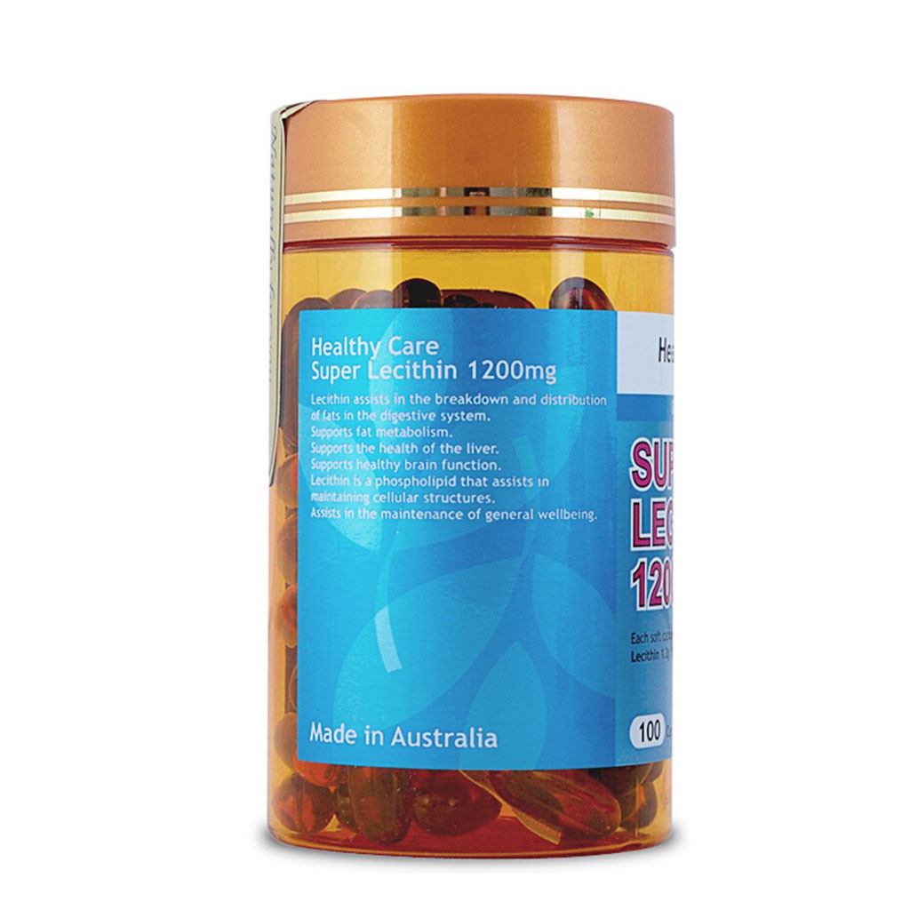 Thực Phẩm Bổ Sung Healthy Care Super Lecithin 1200mg - Lọ 100 Viên