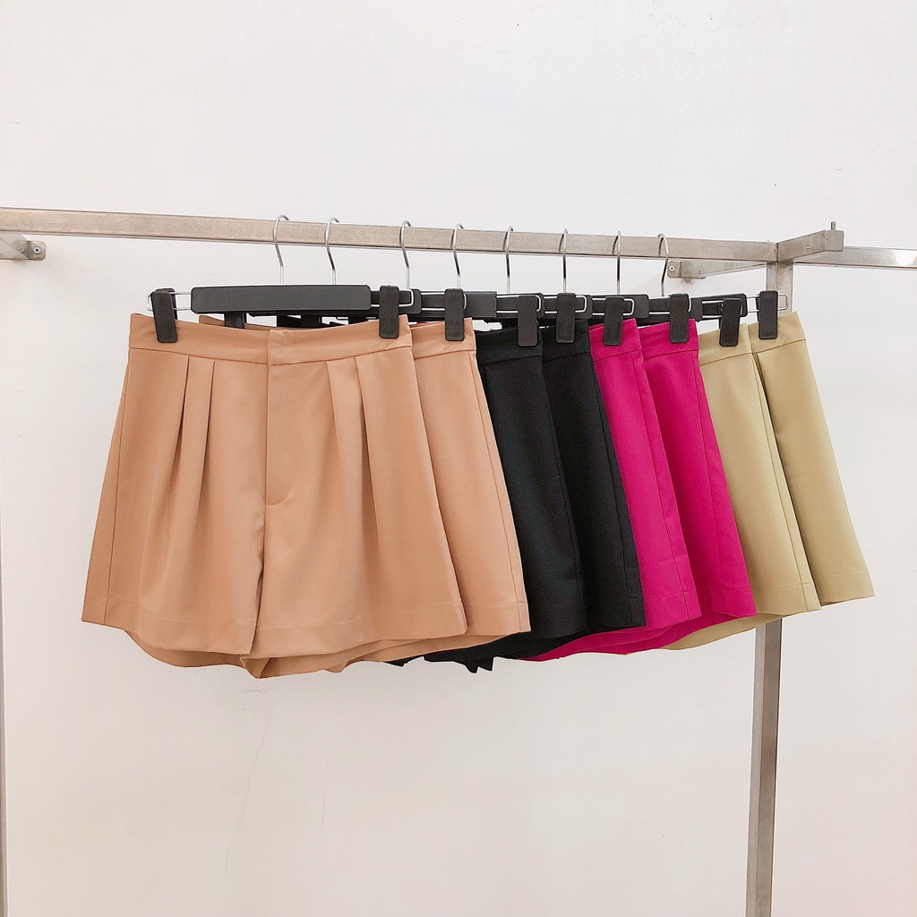 Quần short nữ lưng cao, quần short vải_Nhienvintage BQ50 | BigBuy360 - bigbuy360.vn