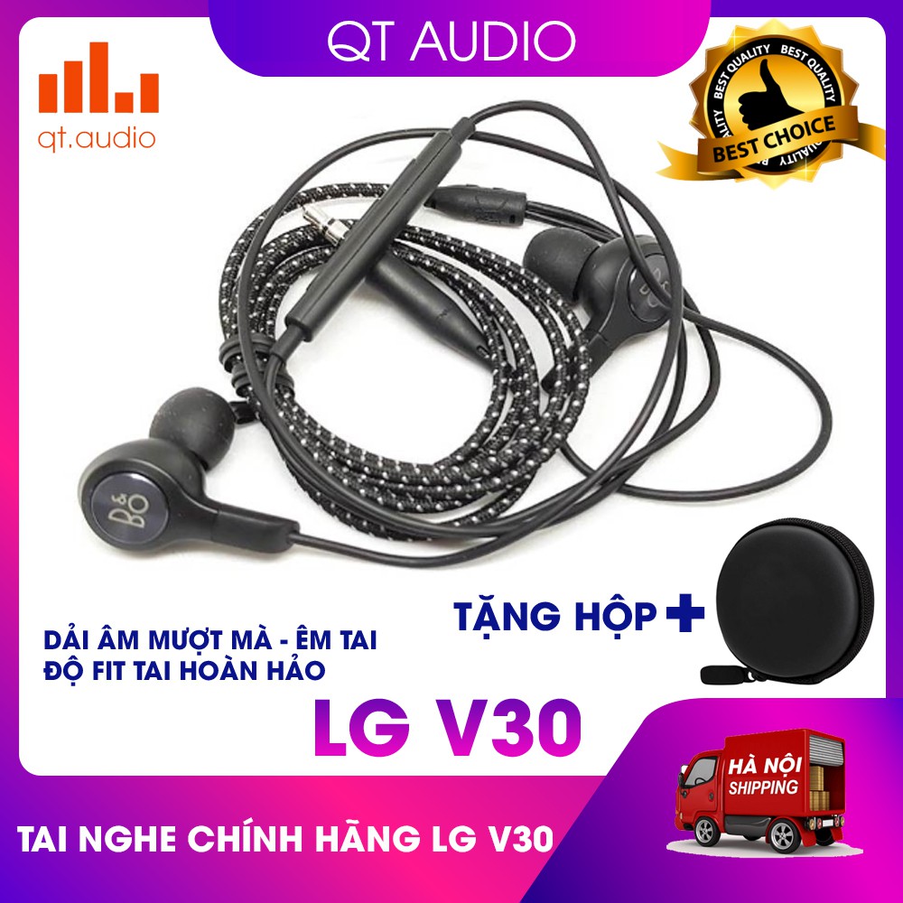 TAI NGHE CHÍNH HÃNG LG V30 B&O - ĐỈNH CAO TỪ THIẾT KẾ ĐẾN ÂM THANH