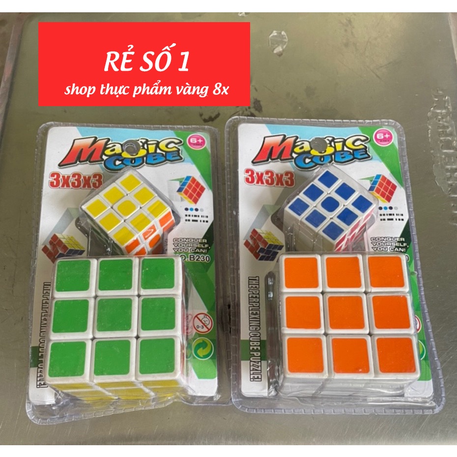 Combo 3 Đồ chơi RUBIK xoay lắp ghép cho bé 3X3