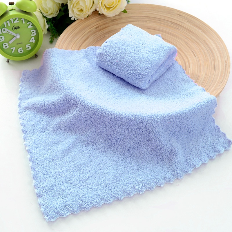 Khăn mặt lông cừu hình vuông mềm mại, dày dặn, thấm hút nhanh - mã KM03