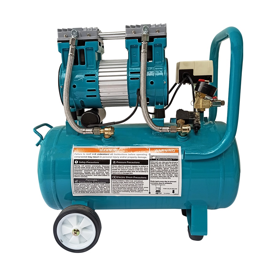 Máy nén khí không dầu hai đầu ROMANO ROMA 20-35 dung tích 35L công suất 2HP