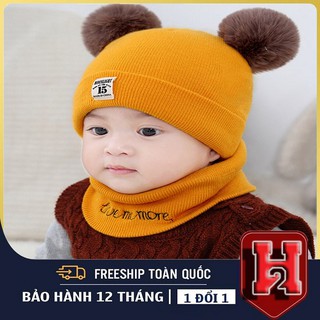 💝 Mũ Lông Cừu Hình Gấu Trùm Cổ Cho Bé Siêu KUTE💝