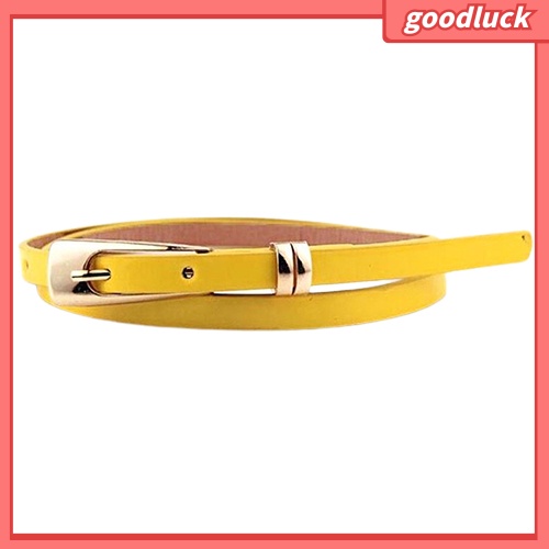 Dây Nịt Nữ, Giả Da, Bản Hẹp