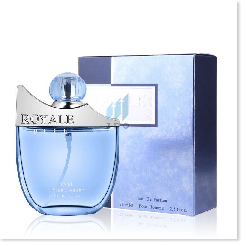 Nước hoa nam cao cấp R.O.Y.A.L.E 75ml, mùi hương cô đặc thơm lâu đến 8h, nước hoa nam vương phân phối chính hãng bởi 3DO