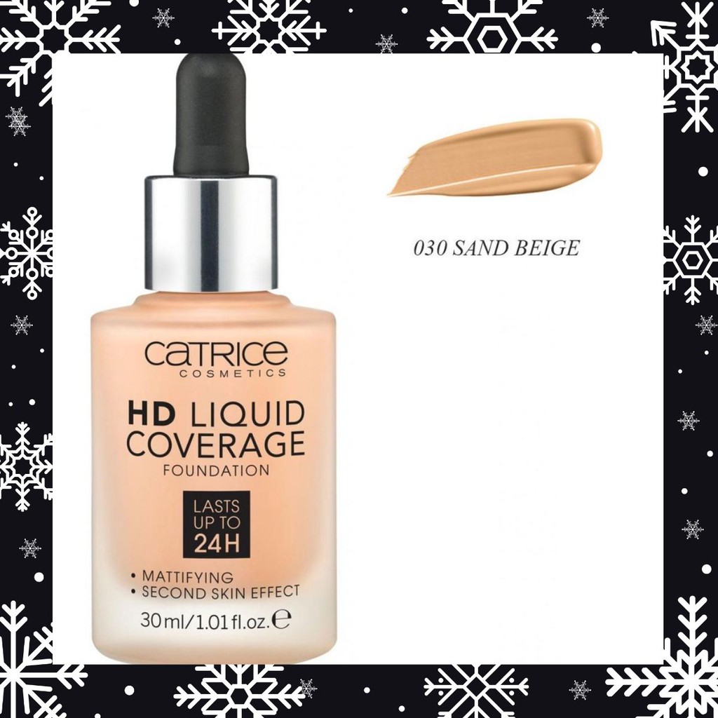 Kem nền Catrice HD Liquid Coverage Last Upto 30ml make up chuẩn | BigBuy360 - bigbuy360.vn