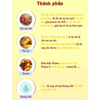 SNACK THƯỞNG PHOMAI THỊT CỪU BOWWOW CHO CHÓ - 100G