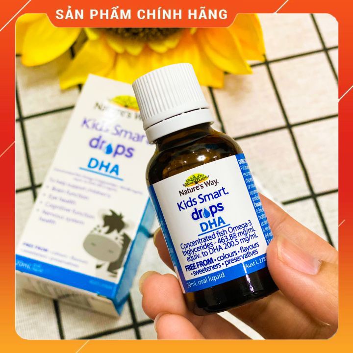 Nature’s Way Kids Smart Drops DHA 🔥𝐍𝐄𝐖🔥 bổ sung DHA cho trẻ mẫu mới 2021 NANA vitamin