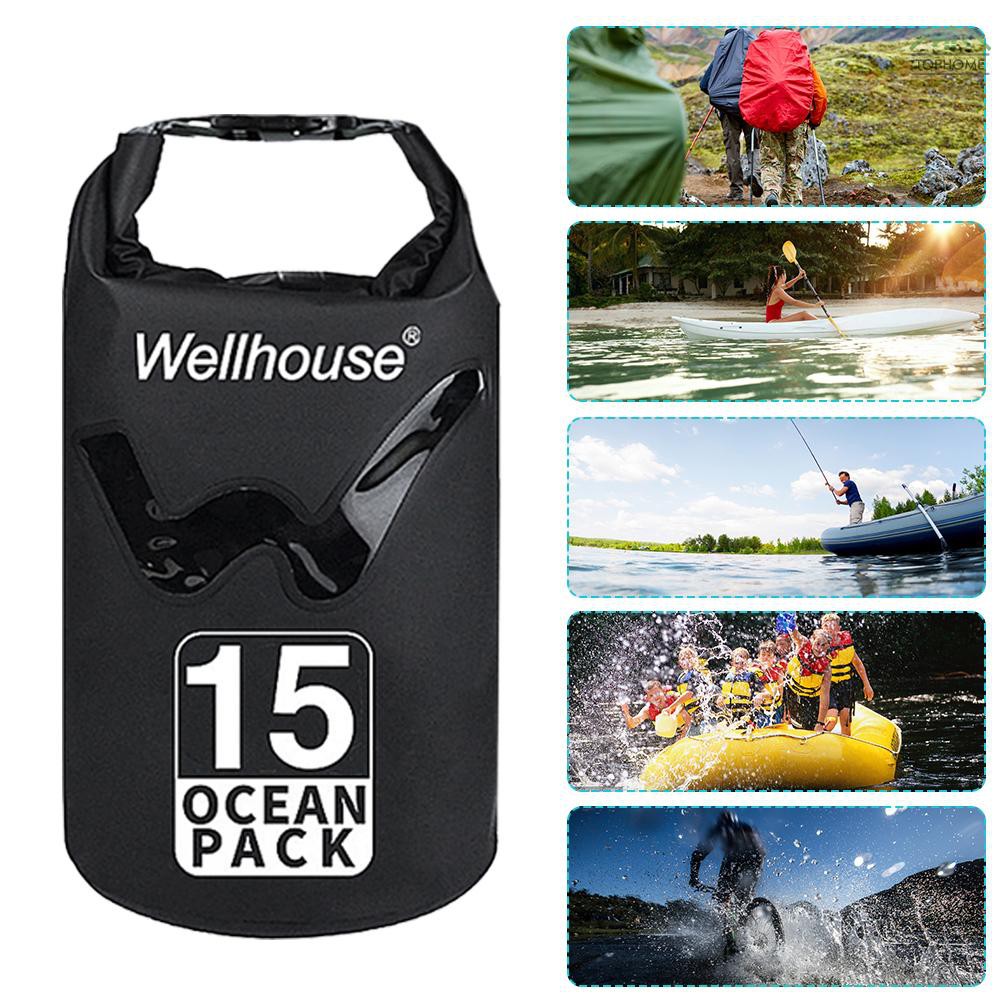 Túi đeo vai không thấm nước đựng đồ khô để chèo thuyền kayak trên bãi biển
