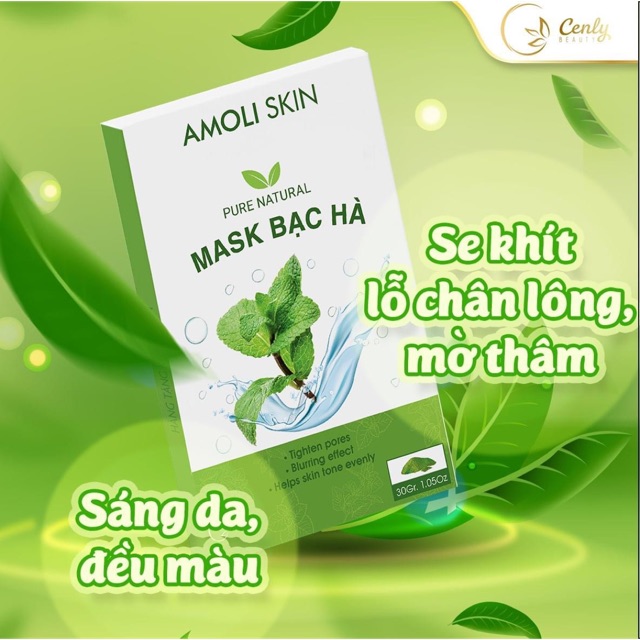 Mask bạc hà - Amoli skin