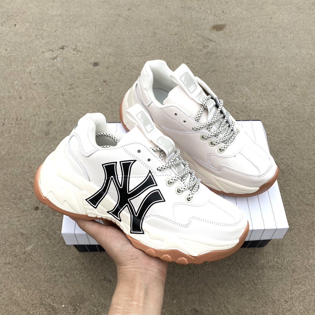 [ FULL BOX ] Giày sneaker MLB đủ mẫu boston, la, ny vàng, ny đế nâu da cao cấp full size nam nữ (36-43) | BigBuy360 - bigbuy360.vn