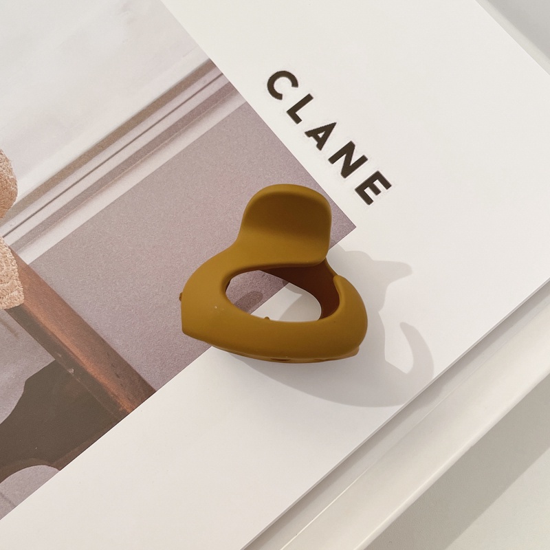 Kẹp Tóc Đuôi Ngựa Màu Nâu Trơn Thời Trang Dành Cho Nữ