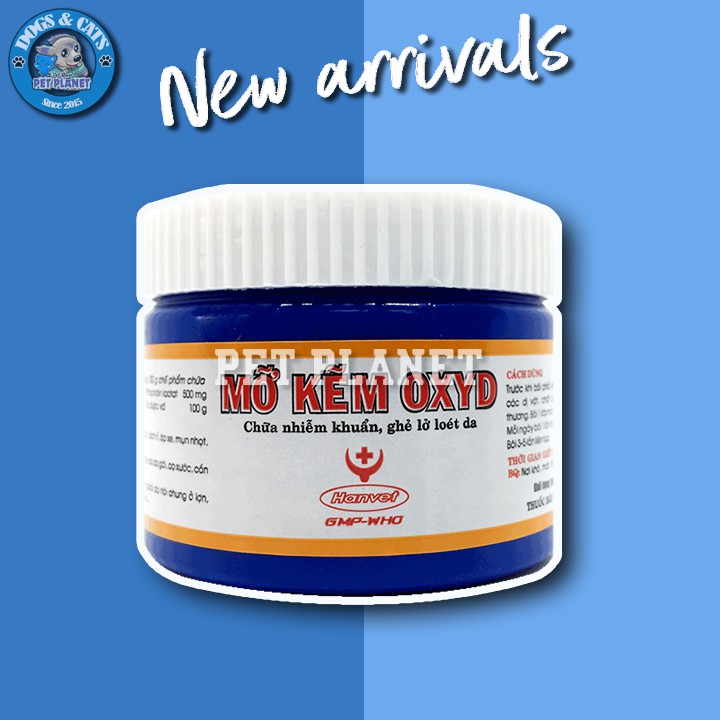 [DATE 03/09/2022] Mỡ kẽm OXYD bôi ghẻ lở cho chó mèo
