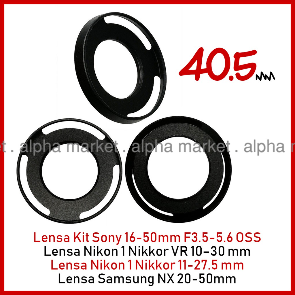 Nắp Đậy Ống Kính Máy Ảnh 40.5mm 40.5 mm Sony Alpha Kit 16-50mm F3.5-5.6 Oss A6000 A5100