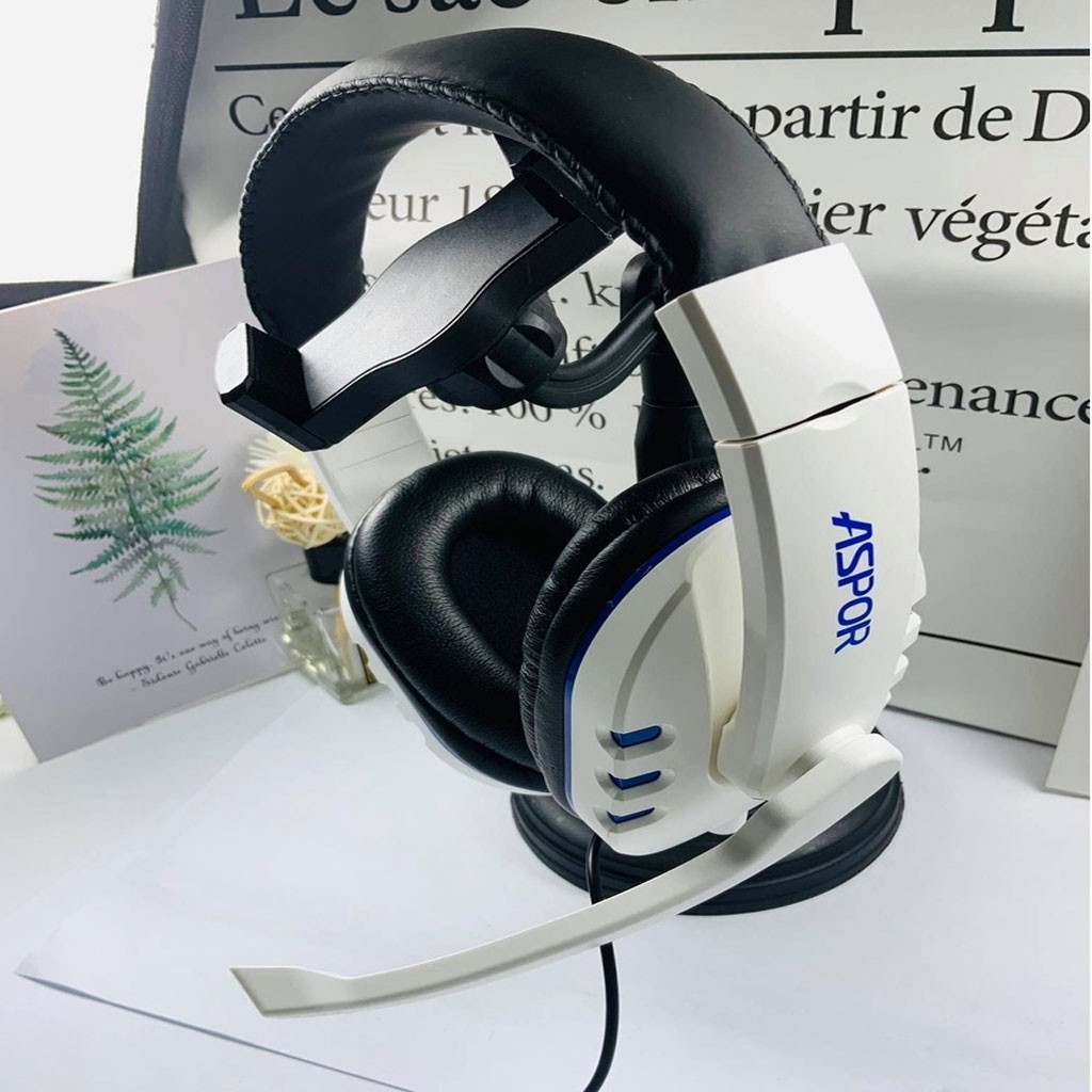 ✔️Tai Nghe Gaming ASPOR A216,Có MIC chống ồn, dây dài 2m, Hỗ Trợ PS4/XB1S/XBXS/PC/Laptop/ tích hợp 2 cổng cắm 3.5mm+USB