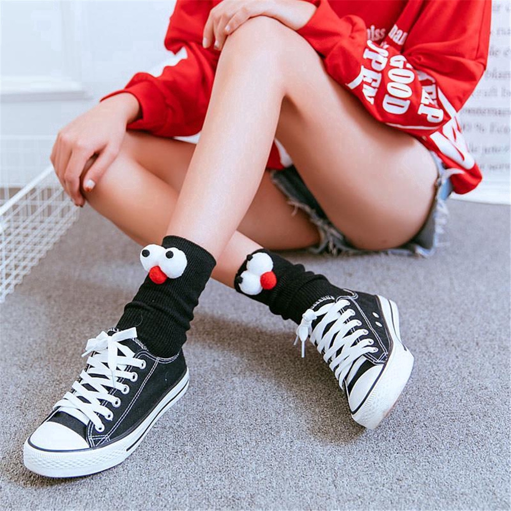 Vớ Cotton Dài Họa Tiết Hoạt Hình 3d Cho Bé