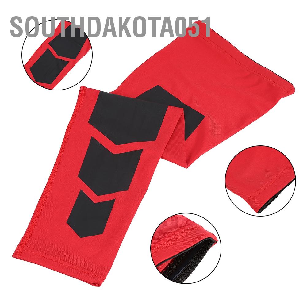 Southdakota051 3 Colors M/L Elastic Anti-slip Long Calf Support Leg Compression Sleeve For Outdoor Sports