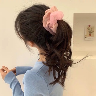 🌟Chun cột tóc Scrunchie mẫu mới,scrunchies 2 mầu