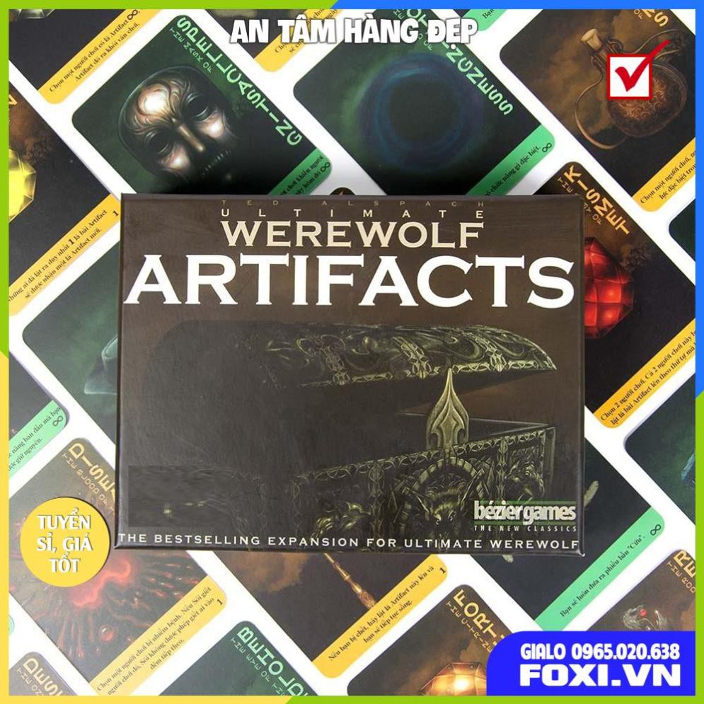 Boardgame Ma Sói Ultimate mở rộng Artifact-Cổ Vật Huyền Thoại-Phiên bản Tiếng Việt-Trò chơi trí tuệ