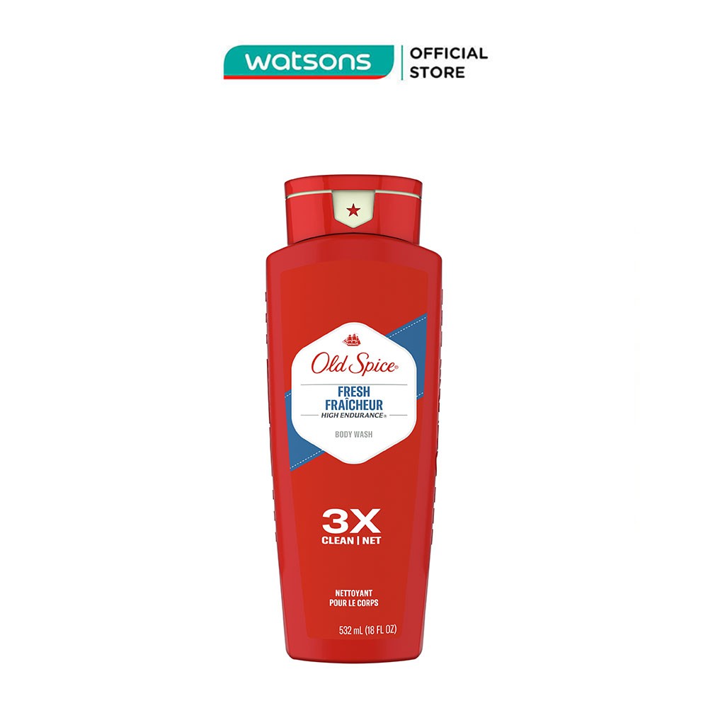 Sữa Tắm Nam Old Spice Fresh High Endurance 532ml