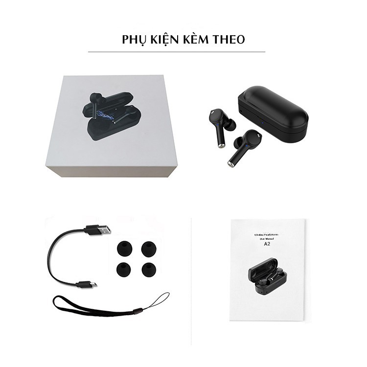 ●Tai nghe true wireless N8 Cảm Ứng | Chống Nước IPX5 Bass Cực Mạnh Bluetooth 5.0 BẢO HÀNH 12 THÁNG