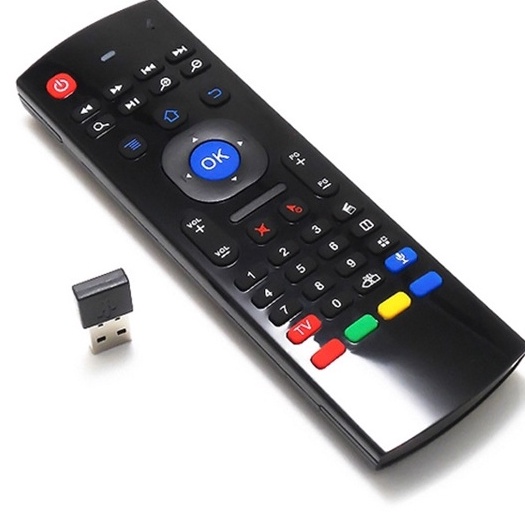 Điều Khiển Chuột Bay- Air Fly Mouse Giọng Nói Học Lệnh KM800- Hàng Chính Hãng Fullbox 100% Tặng kèm Pin