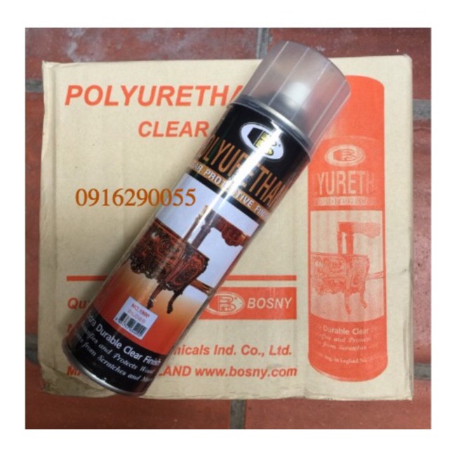 Sơn xịt bóng gỗ PU Polyurethan