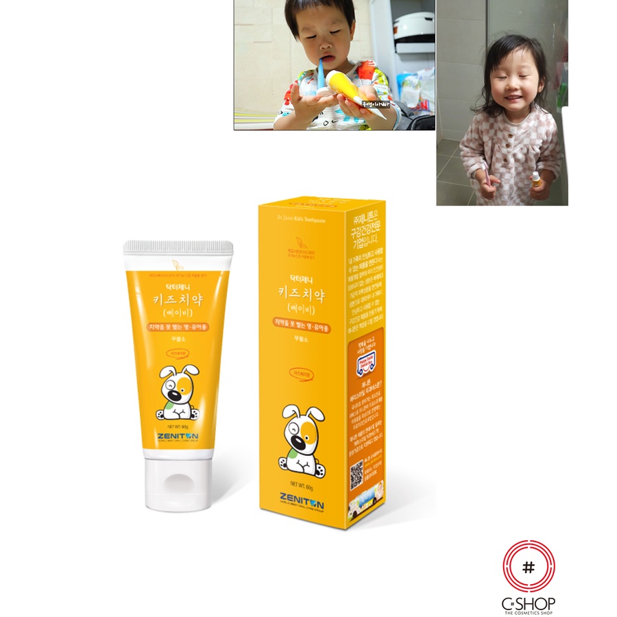 Kem Đánh Răng Cho Bé Dr. Zenni Kid's Toothpaste ( Baby ) ( Dành cho trẻ nhỏ và trẻ sơ sinh )_ Mỹ phẩm chính hãng