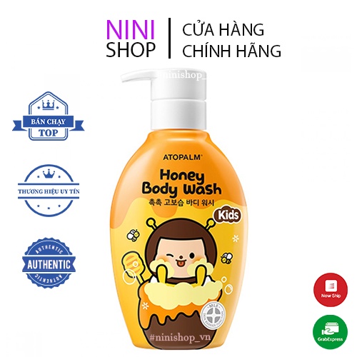 Sữa tắm cho bé ATOPALM Kids Honey Body Wash 380ml