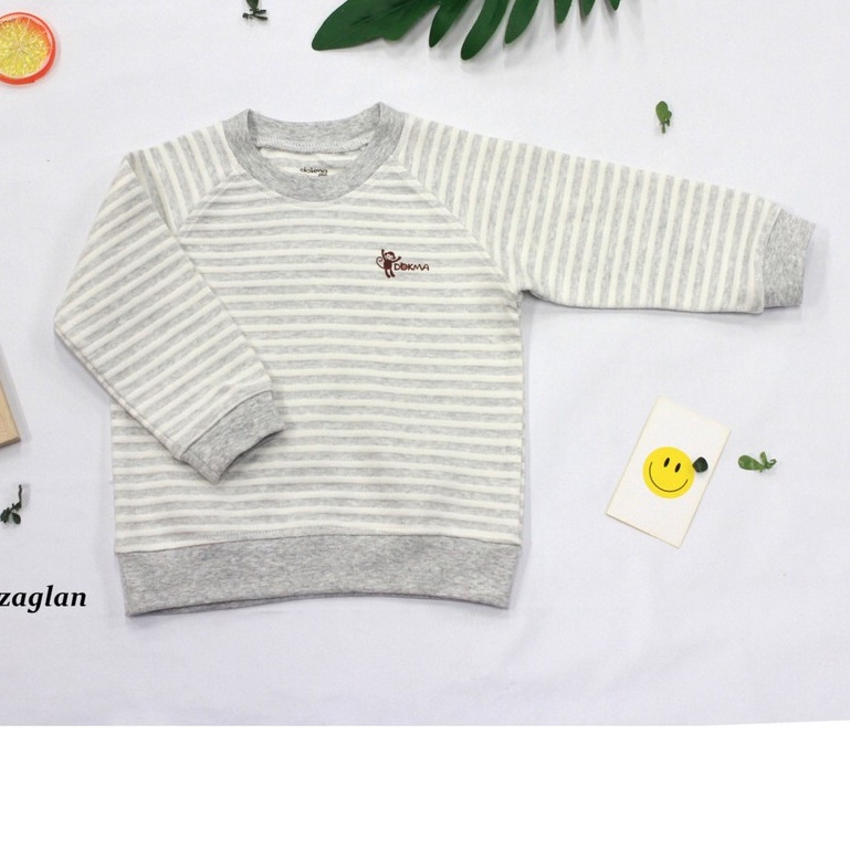 Dokma - Áo cổ tròn cho bé 9-24m DA196