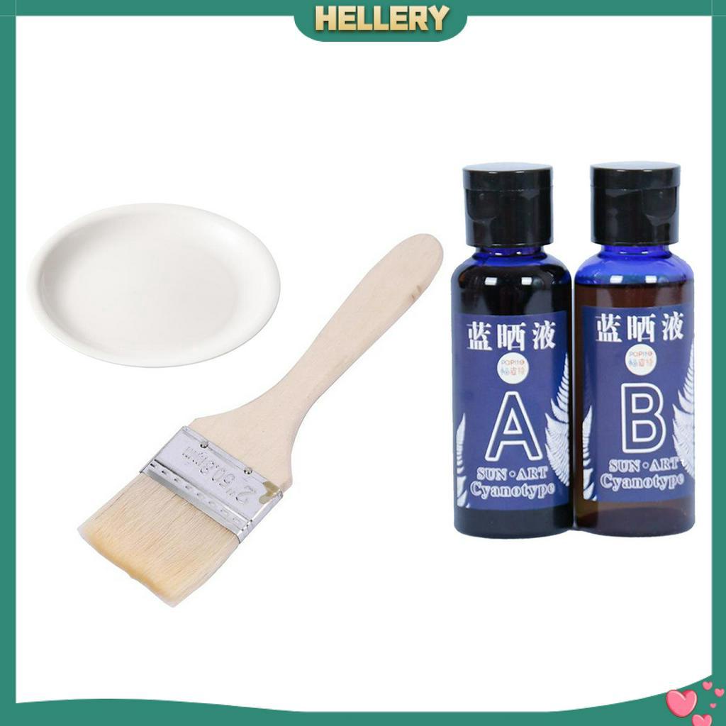 [HelleryVN] Bộ Dụng Cụ Làm Đồ Thủ Công Vải Jacquard Cyanotype Màu Xanh Dương Sử Dụng Năng Lượng Mặt