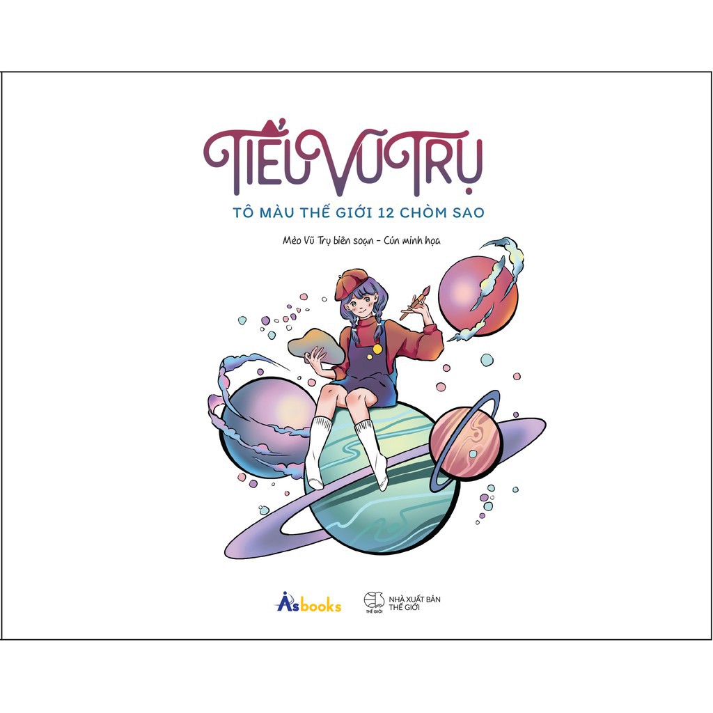 [Giao Nhanh] Sách - Tiểu vũ trụ - tô màu thế giới 12 chòm sao [AZVietNam]