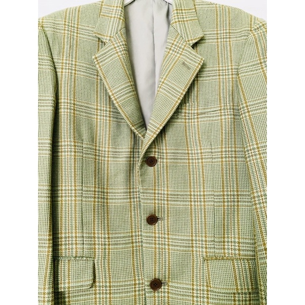 Vest nam Nhật size L, vải dạ 2 lớp màu bơ