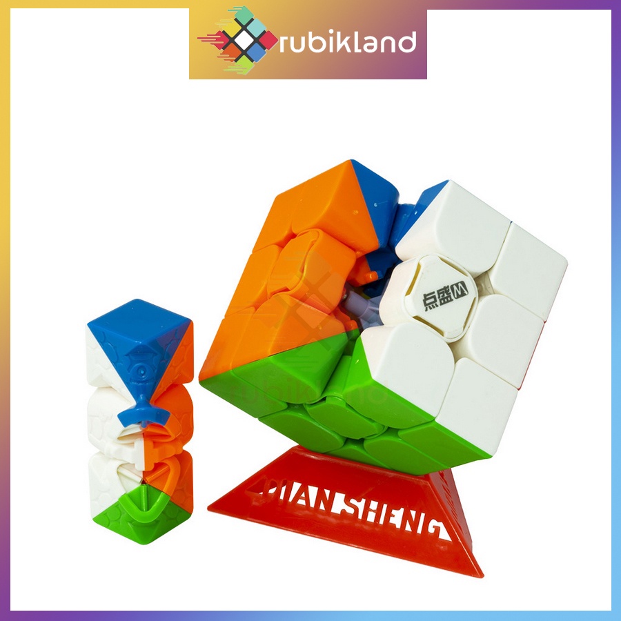 Rubik DianSheng Solar S3M 2021 Stickerless Rubic 3x3 Có Nam Châm 3 Tầng Đồ Chơi Trí Tuệ