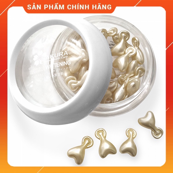 Serum dưỡng da trắng hồng chống lão hóa Sakura Whitening, sản phẩm phân phối bởi HB Care