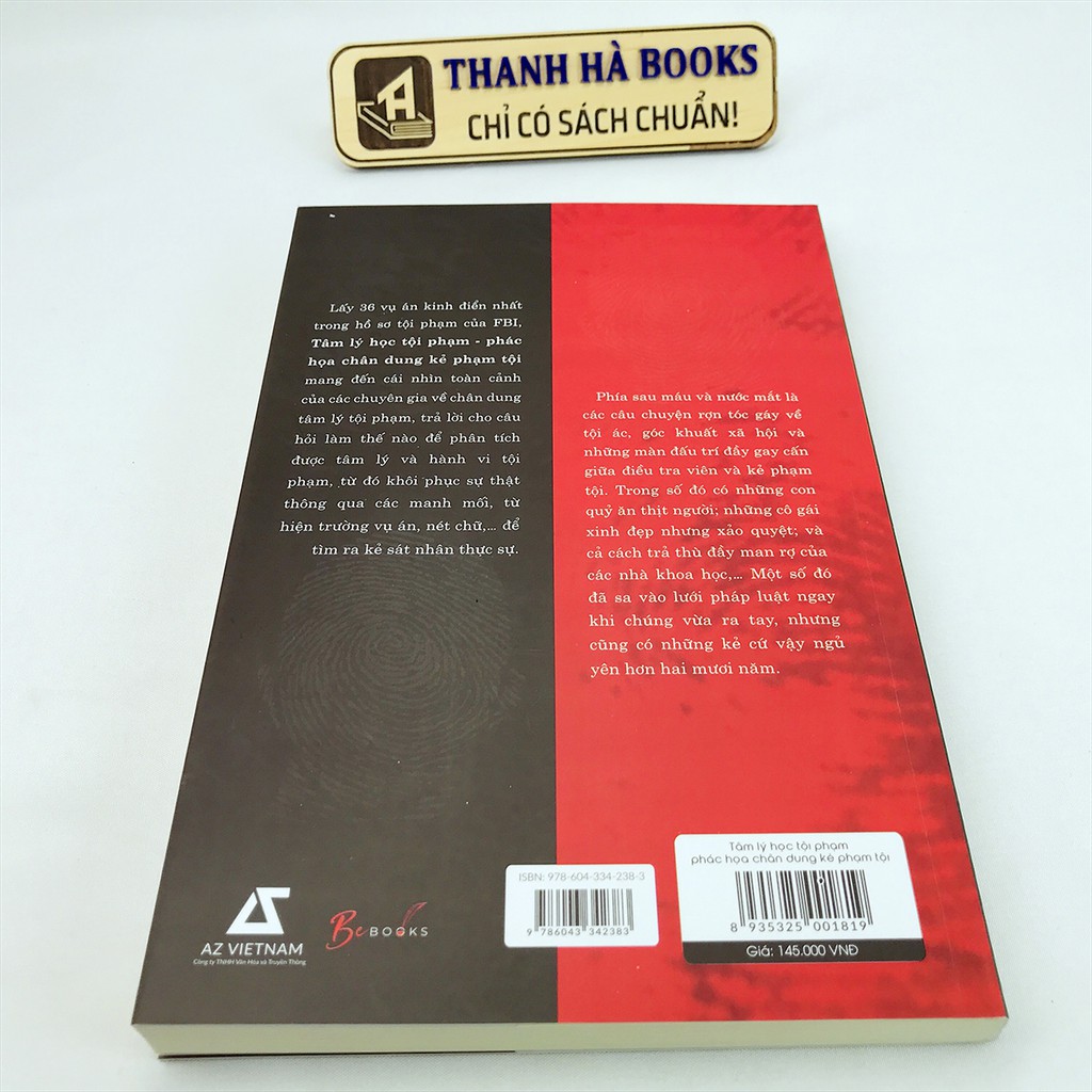 Sách - Tâm lý học tội phạm - Phác họa chân dung kẻ phạm tội (kèm bookmark)